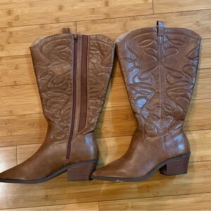 Torrid Brown Heeled Boots